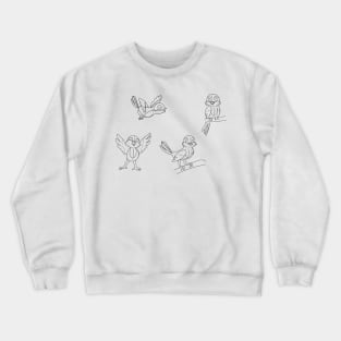 cartoon bird Crewneck Sweatshirt